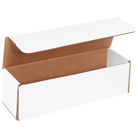Bsc Preferred 11-1/2 x 3-1/2 x 3-1/2'' White Corrugated Mailers, 50PK BUY00017235